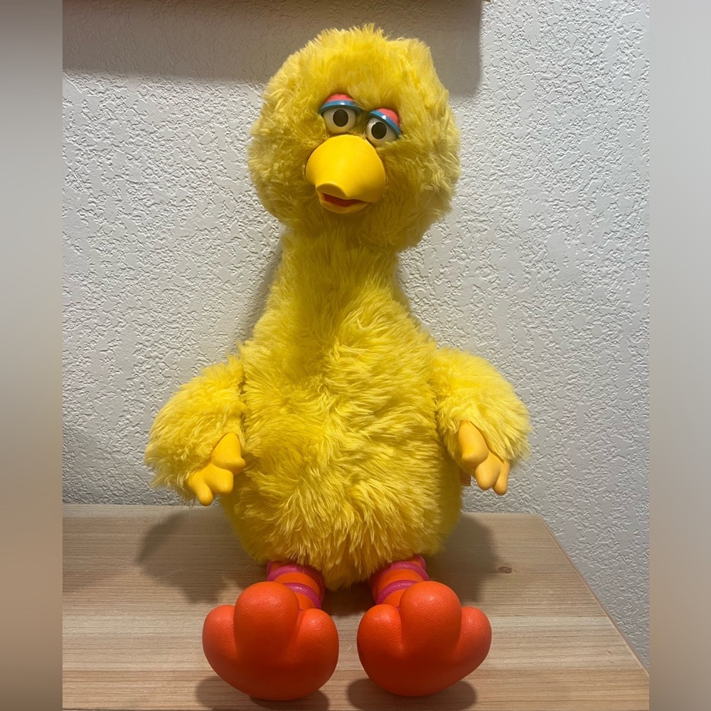 1986 Muppets Ideal Big Bird Story Talking Sesame Street Tape Player UNTESTED